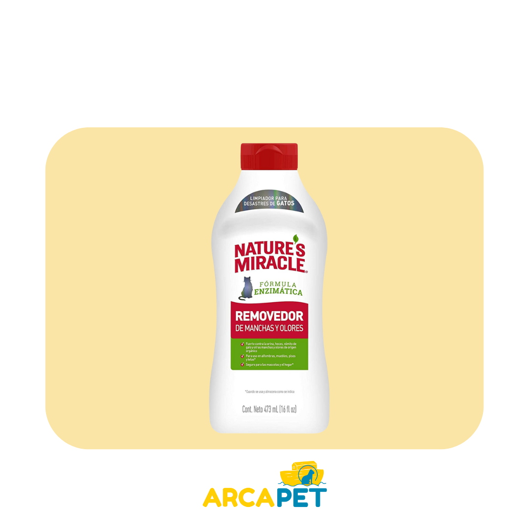 Natures Miracle Removedor de Manchas y Olores Gato 473 mL