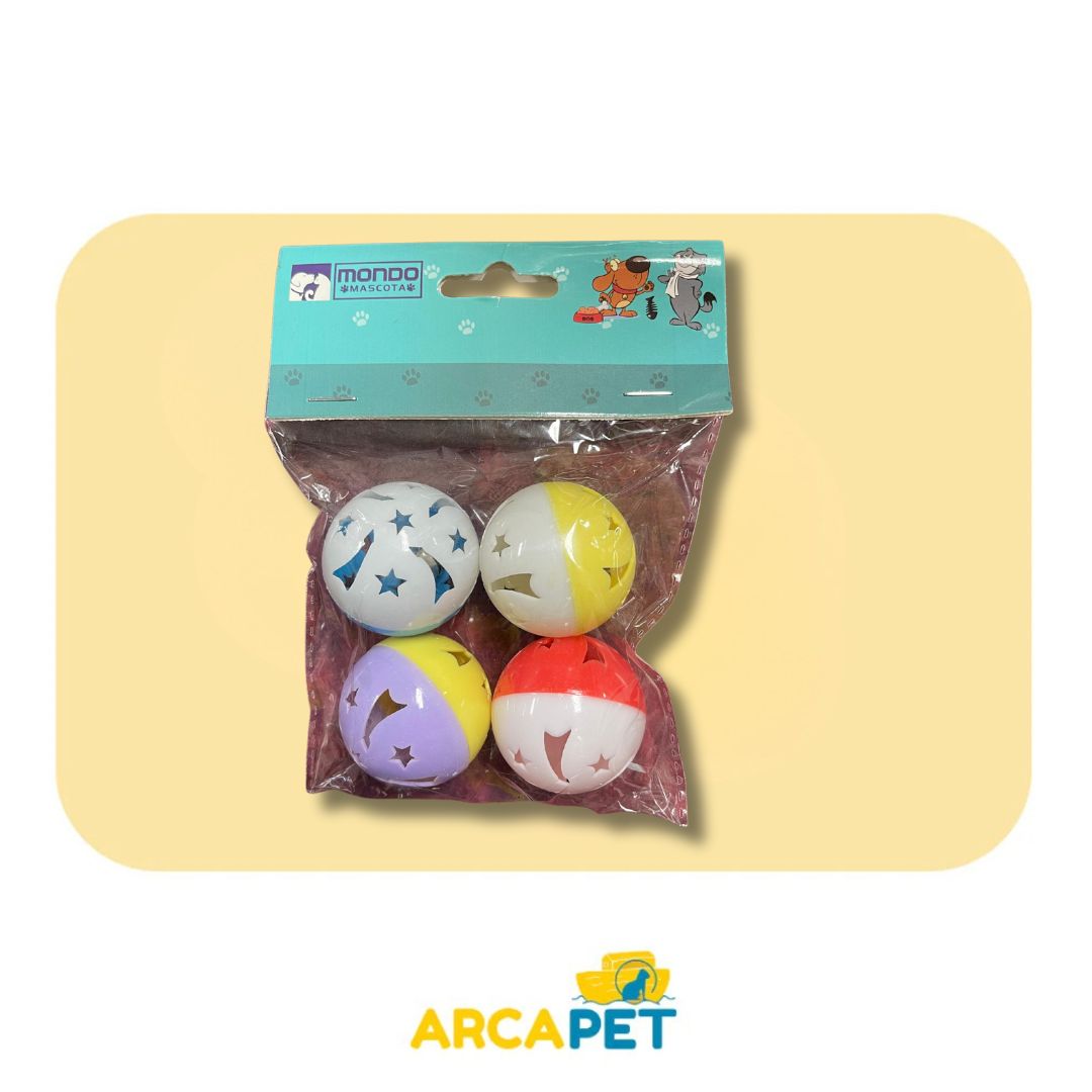 Pelotas cascabel para gatos