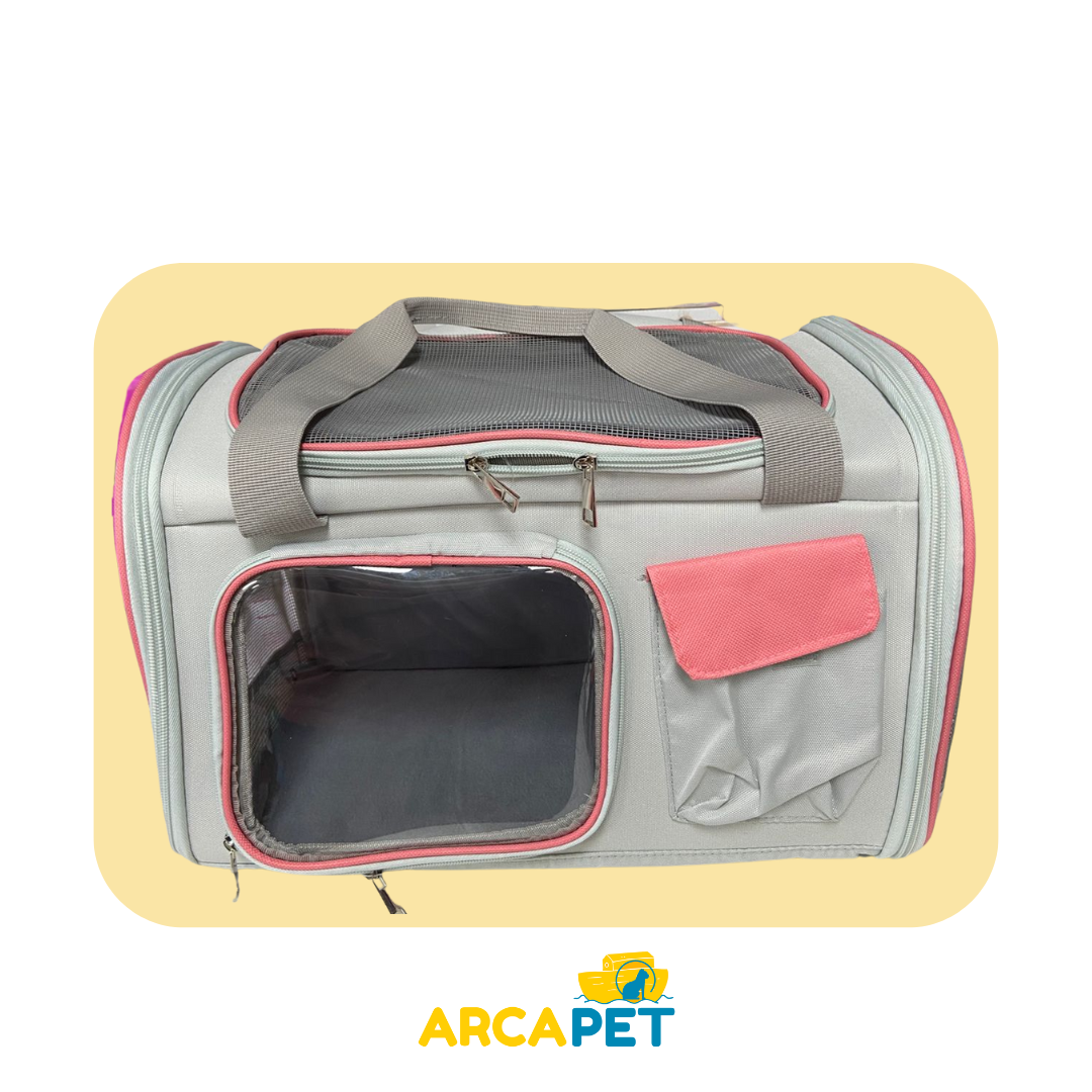Mochila y Transportador Mascotas Rectangular