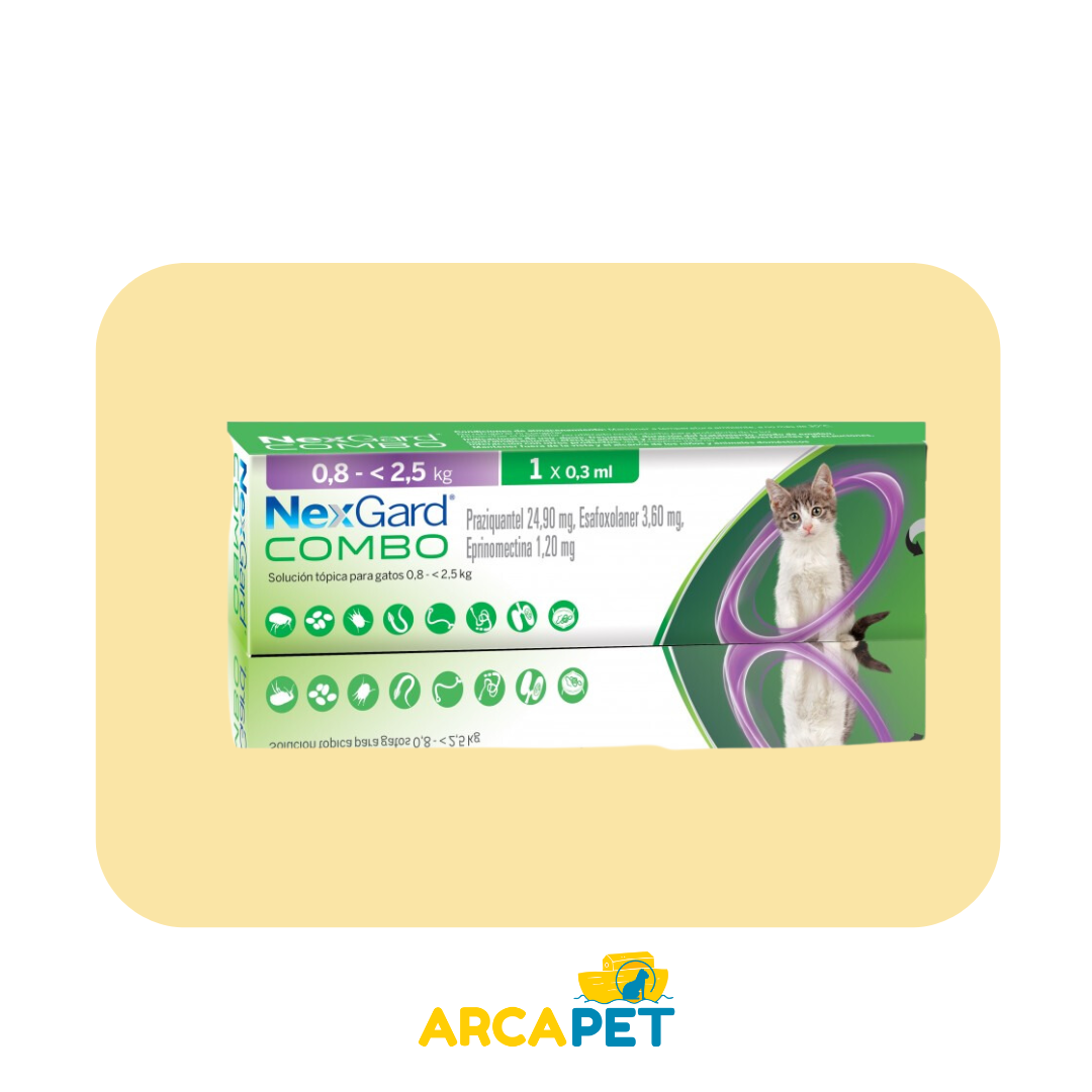Pipeta NexGard Combo 0.8 a 2.5kg