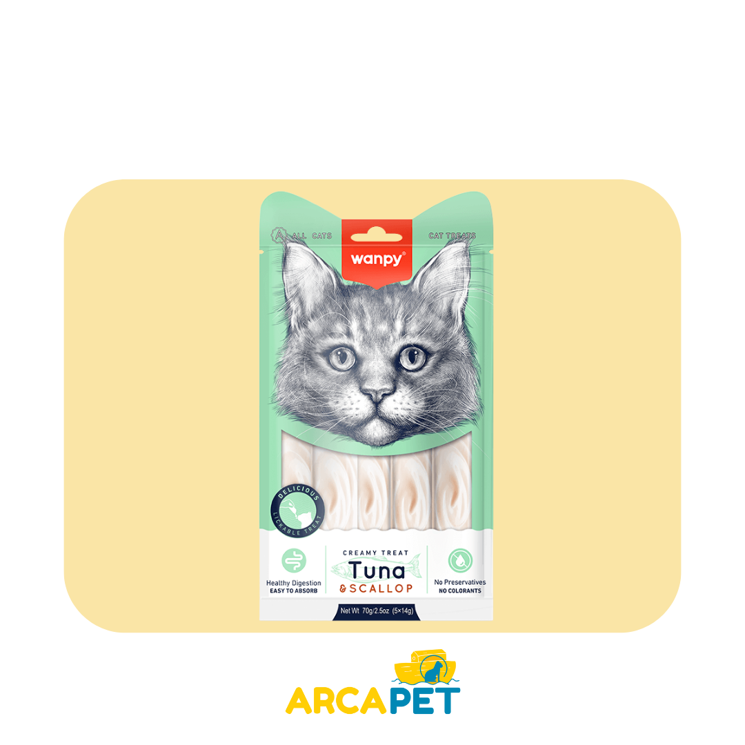 Wanpy Creamy Treats Tuna&Codfish 5 Unid.