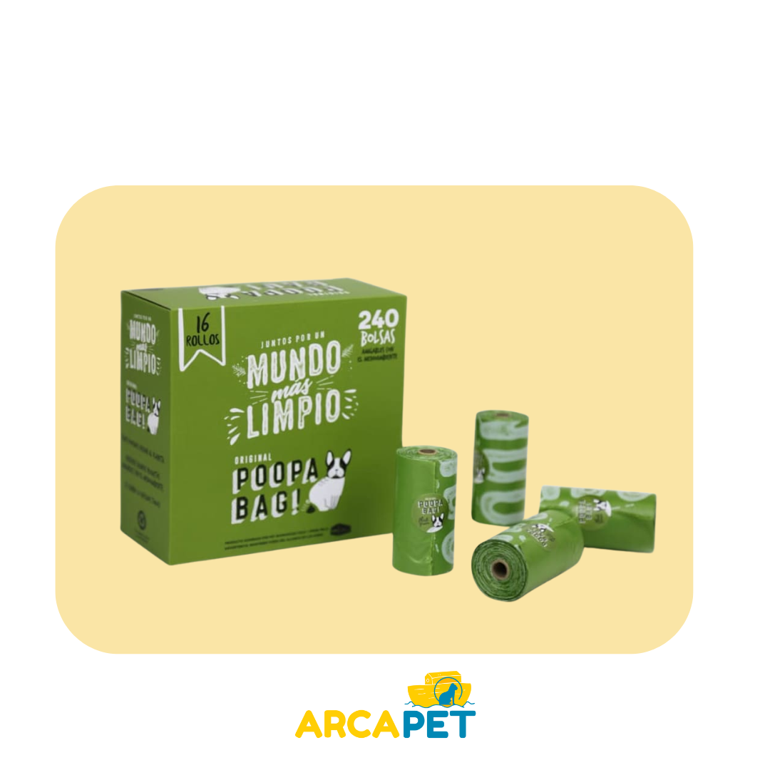Bolsa Fecas Poopa Bag 16 Rollos