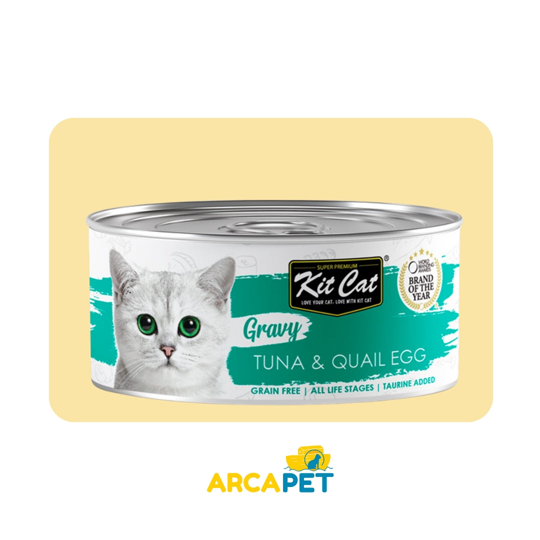 Lata Kit Cat Atun y Huevo de Codorniz 70gr
