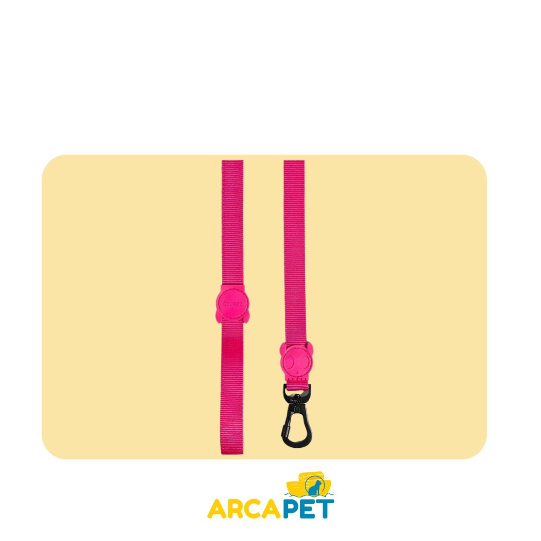 Zee Dog Correa Leash Small Pink Led