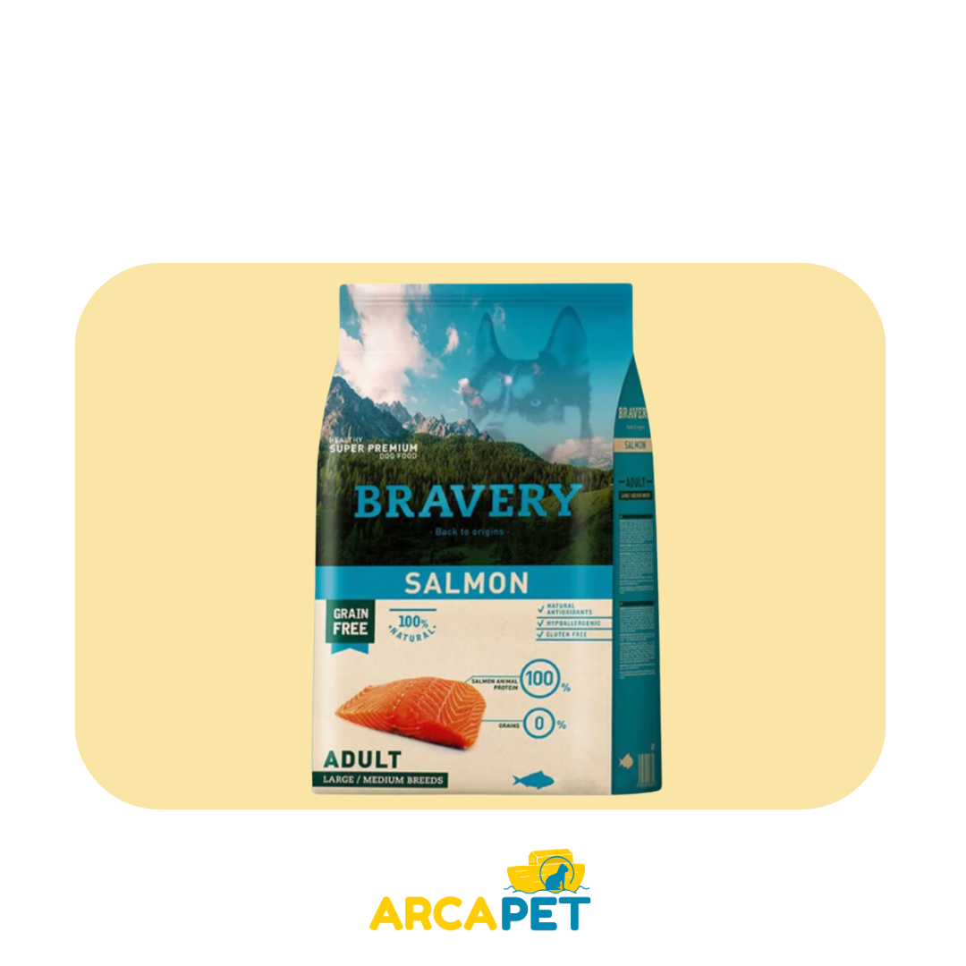Bravery Salmon Adult Large/Medium Breeds