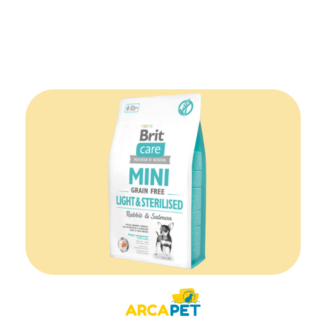 Brit Care Mini Light & Sterilised Rabbit/Salmon 2kg
