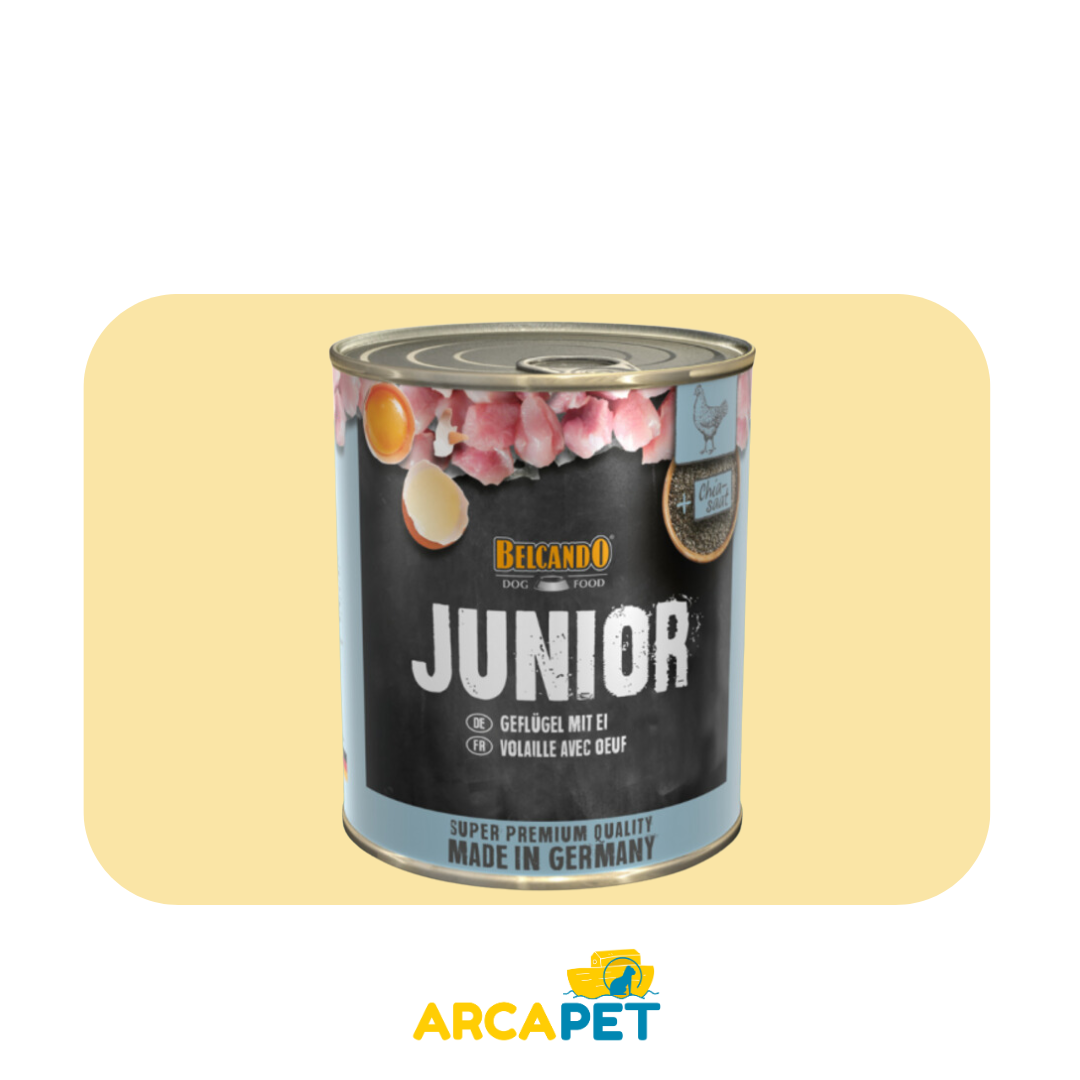 LATA BELCANDO JUNIOR SABOR AVE Y HUEVO 400G