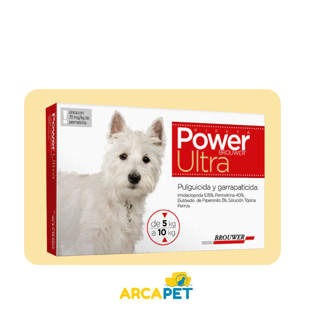 Pipeta Power Ultra para Perro 5 a 10 Kg