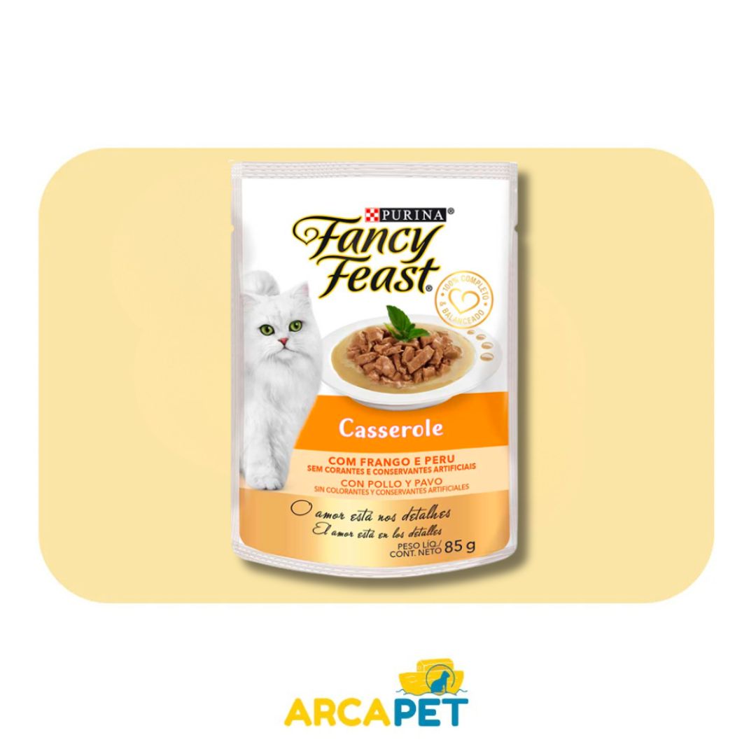 Sachet Fancy Feast Cass Pollo y Pavo 85 gr