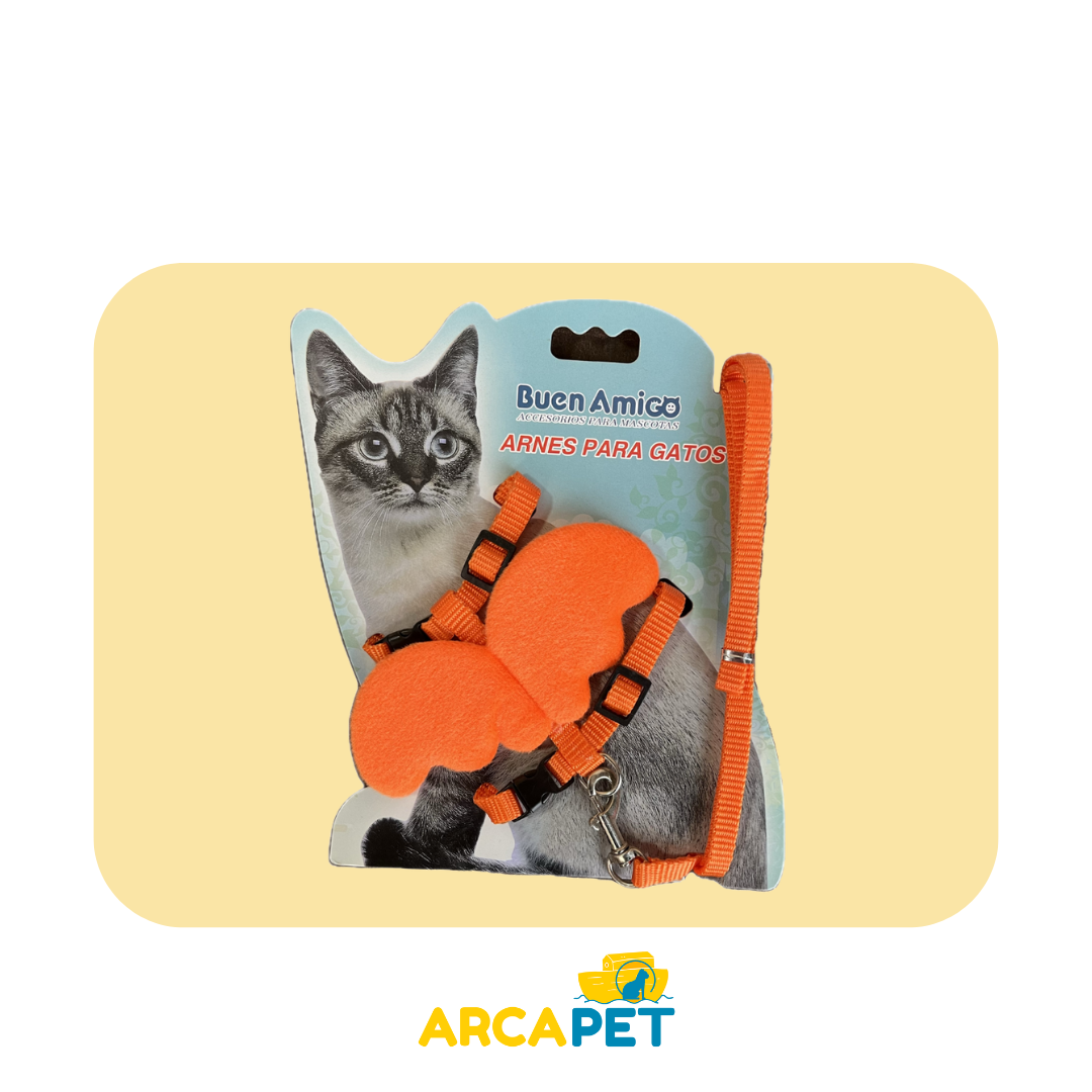 Arnés Y Correa Para Gatos Con Alas