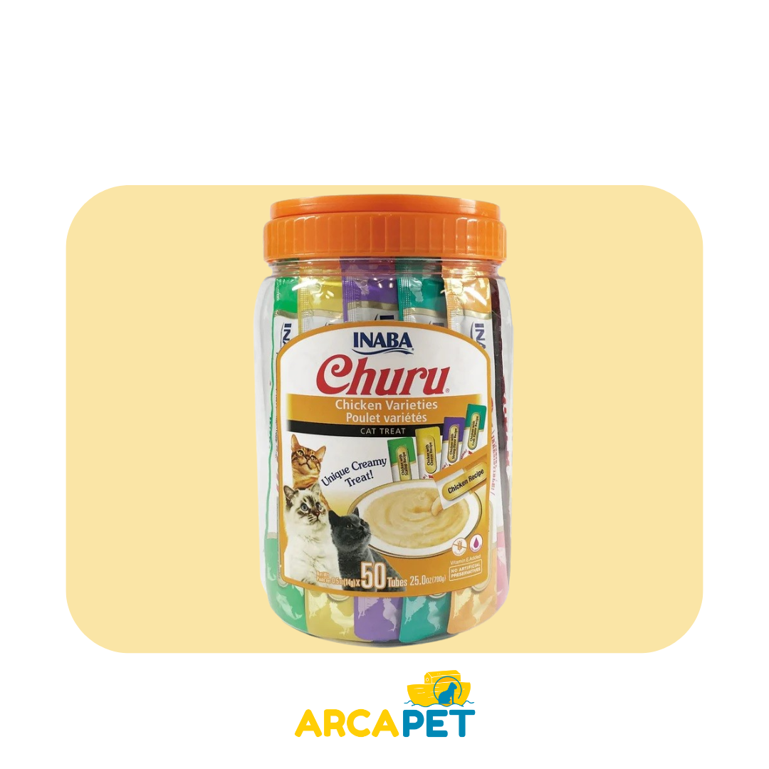 Churu Gato Tarro Pollo 50 Tubos