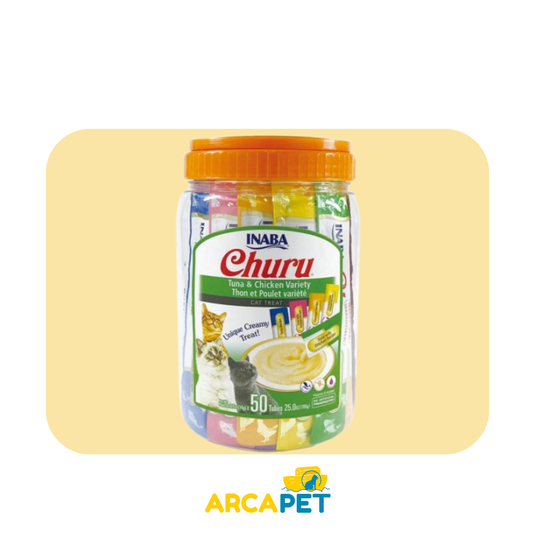 Churu Gato Tarro Atún y Pollo 50 Tubos