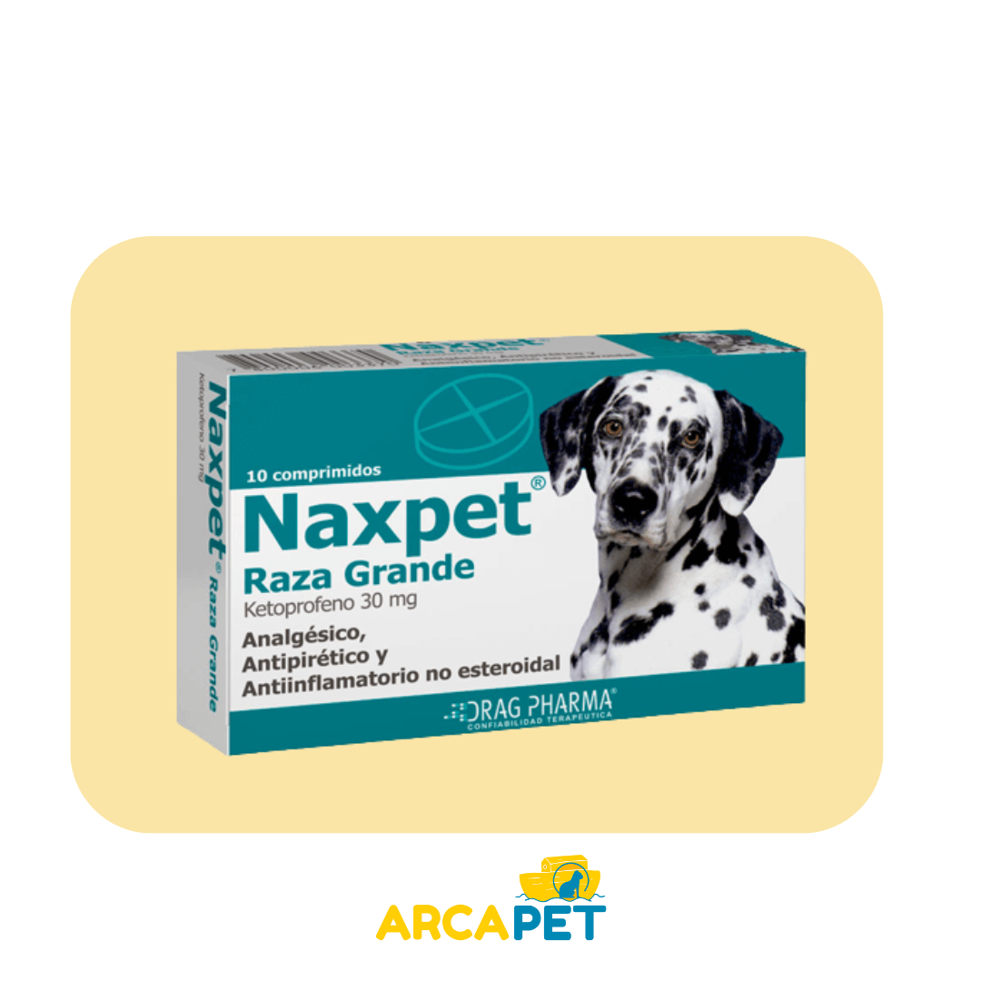 Naxpet 30 Mg 10 Comprimidos Raza Grande