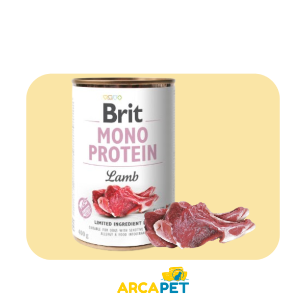 Lata Brit Care Mono Protein Lamb 400Gr