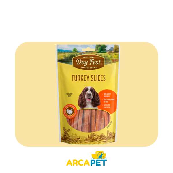 Dog Fest Revanadas de Pavo 90 gr