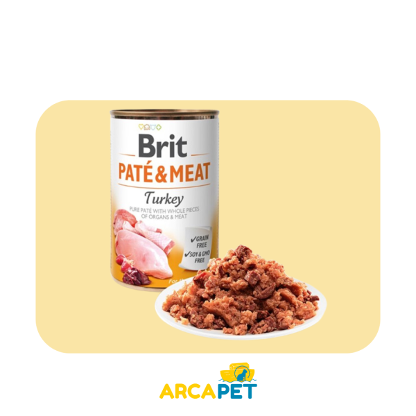 Lata Brit Care Pate & Meat Turkey 400Gr