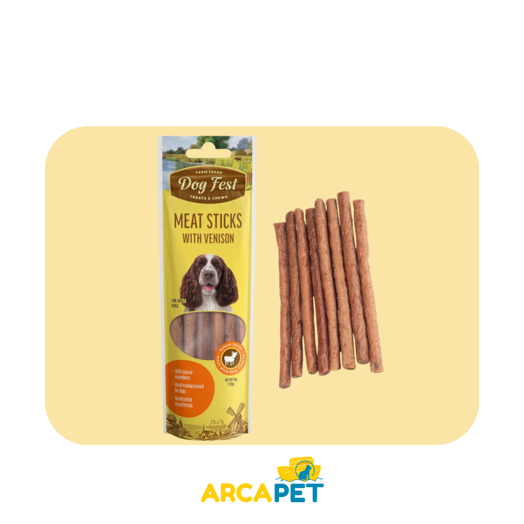 Dog Fest Barras de Carne con Venado 45 gr