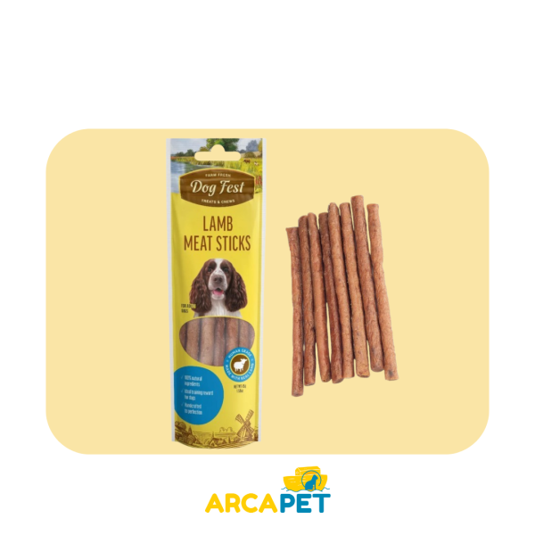 Dog Fest Barras de Carne de Cordero 45 gr