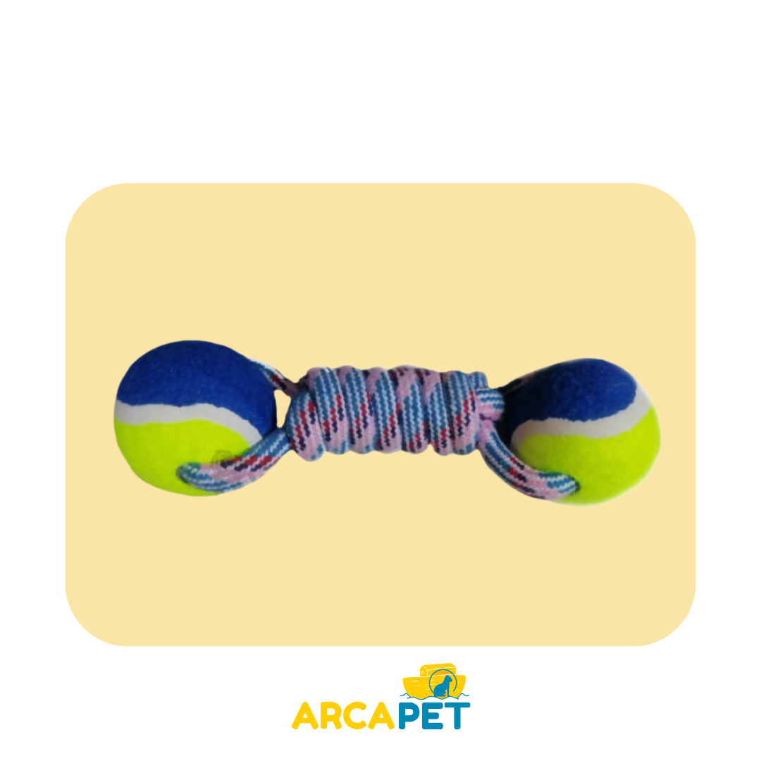 Juguete Cuerda con Pelotas