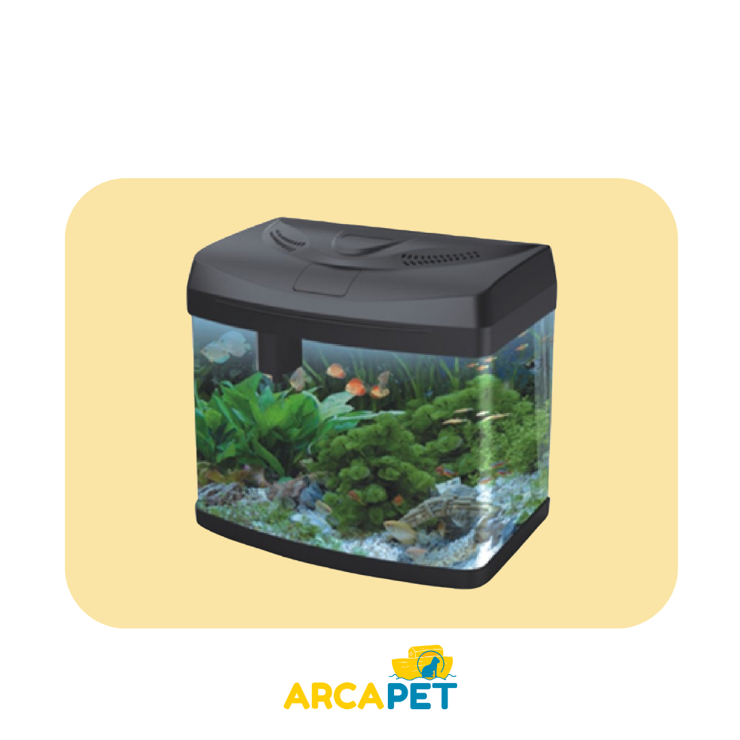 Acuario Negro 58x32x47cm 87lts