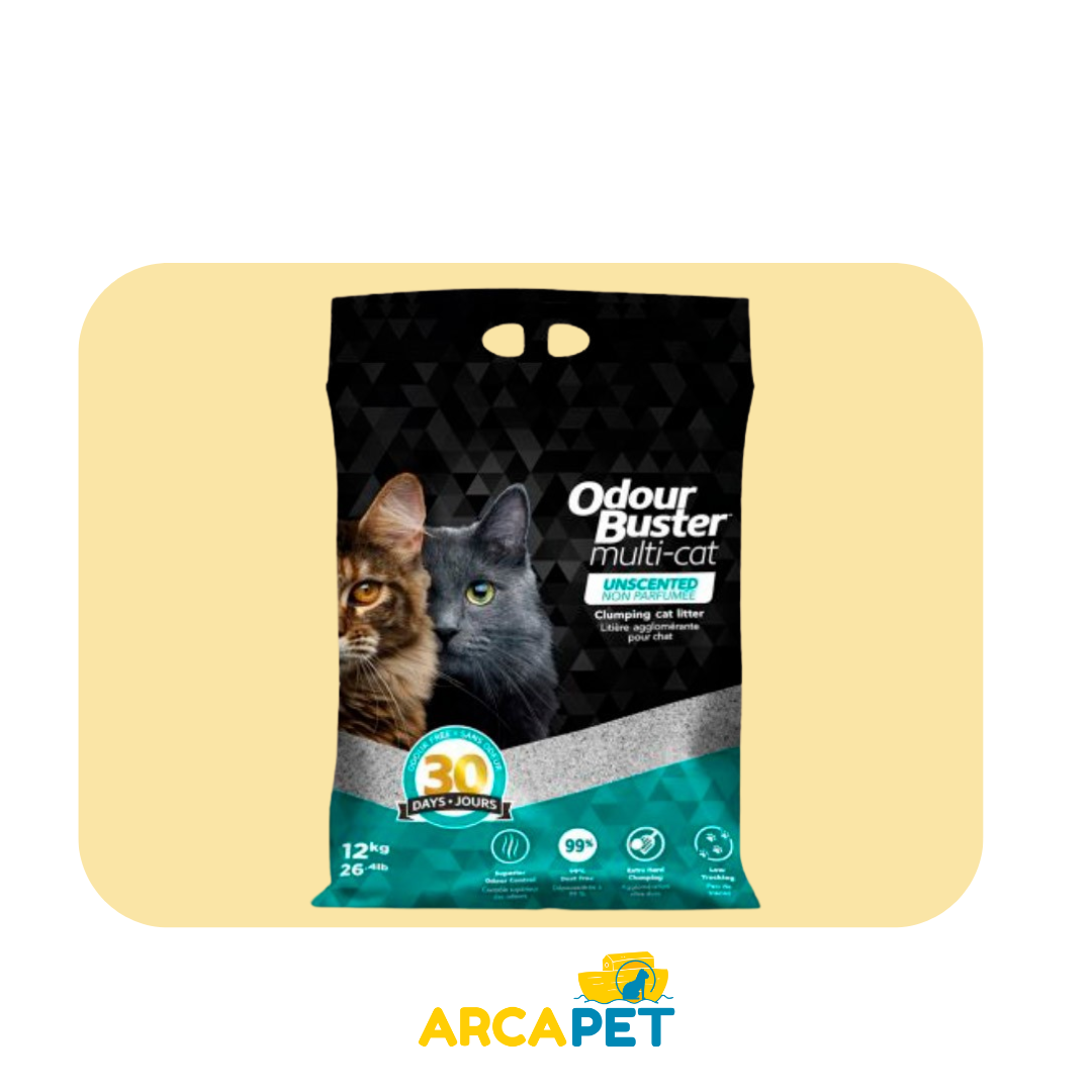 Arena Odour Buster Multi Cat Litter 12Kg