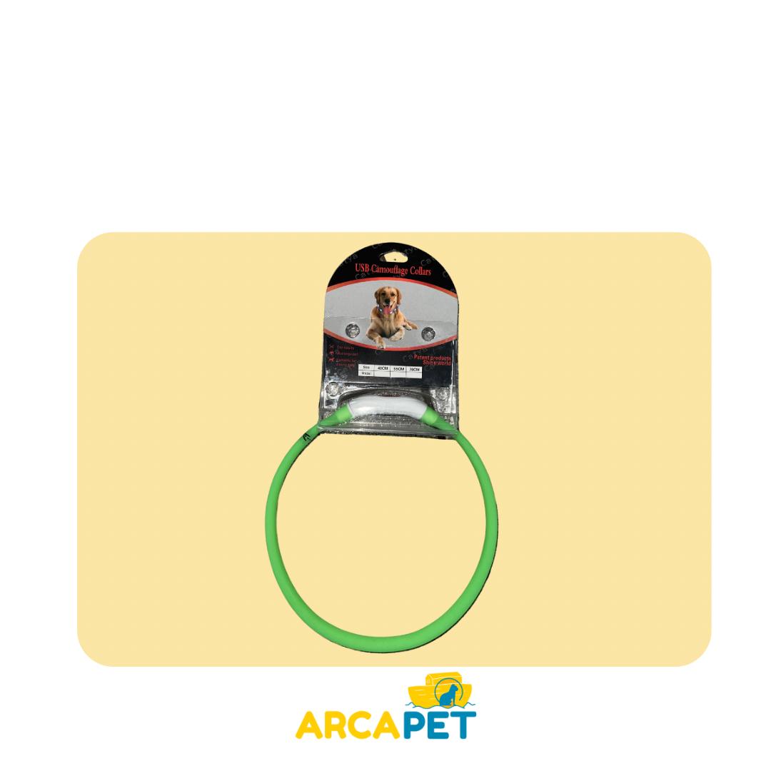 Collar Luminoso recargable Con cable USB