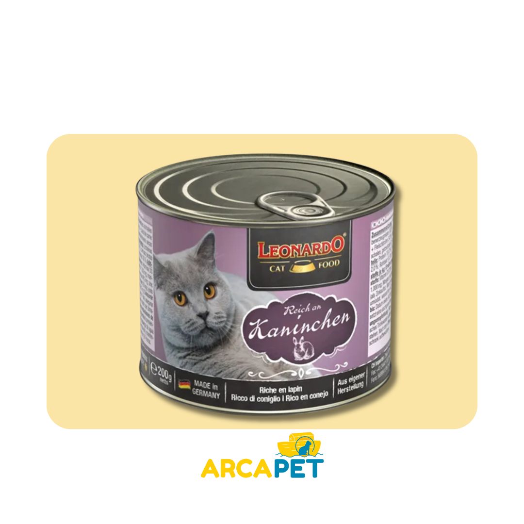 Lata Leonardo Sabor Conejo 200G