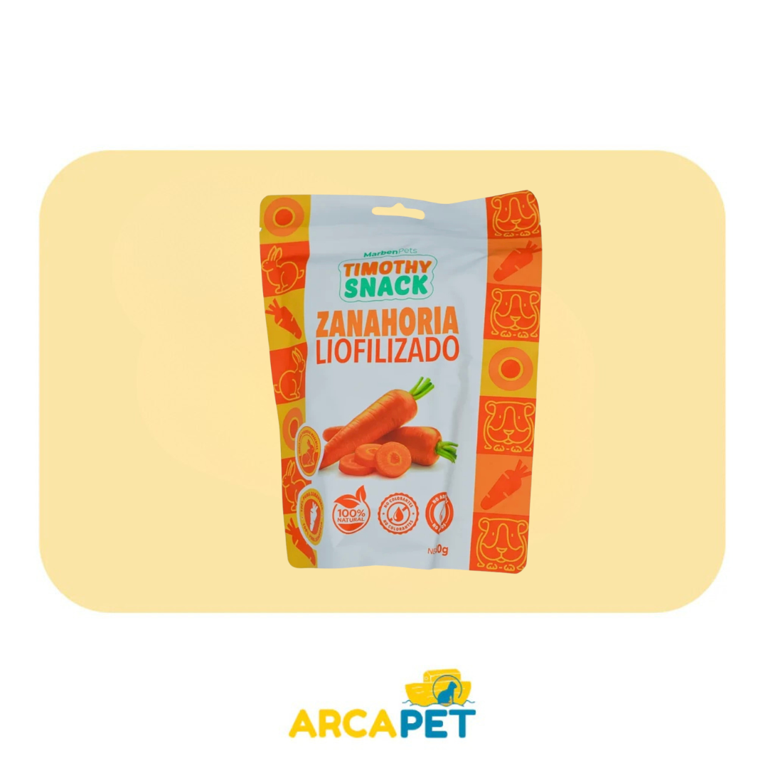Timothy Snack Zanahoria Liofilizado 30gr