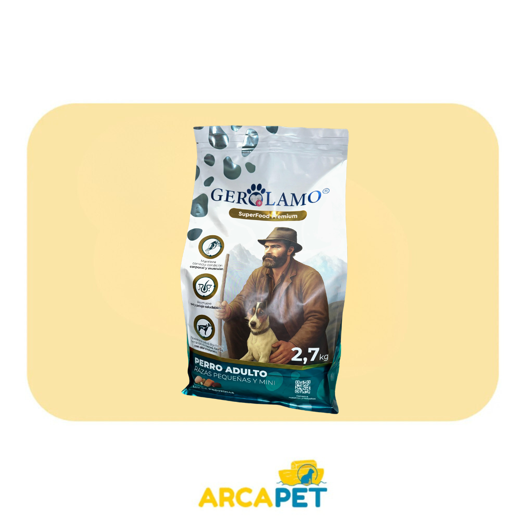 Gerolamo Alimento Perro Adulto Razas Pequeñas Pollo 2,7kg