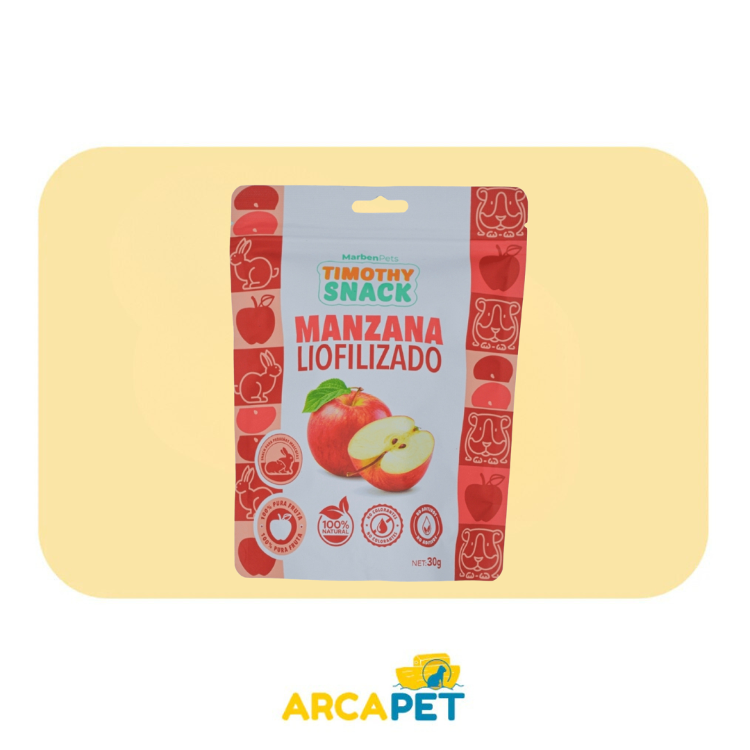 Timothy Snack Manzana Liofilizado 30gr
