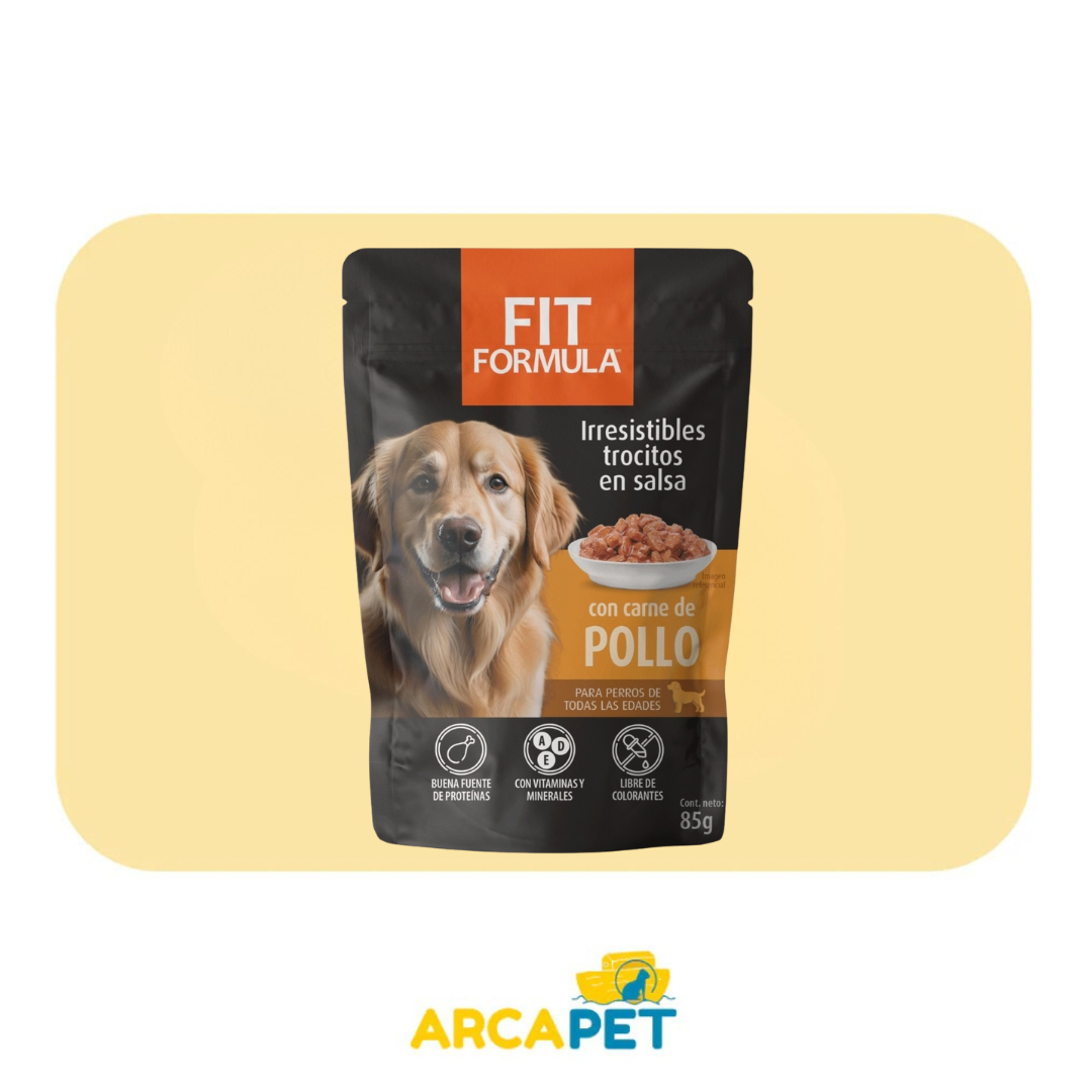 Sachet Fit Formula Perro Adulto Pollo 85gr