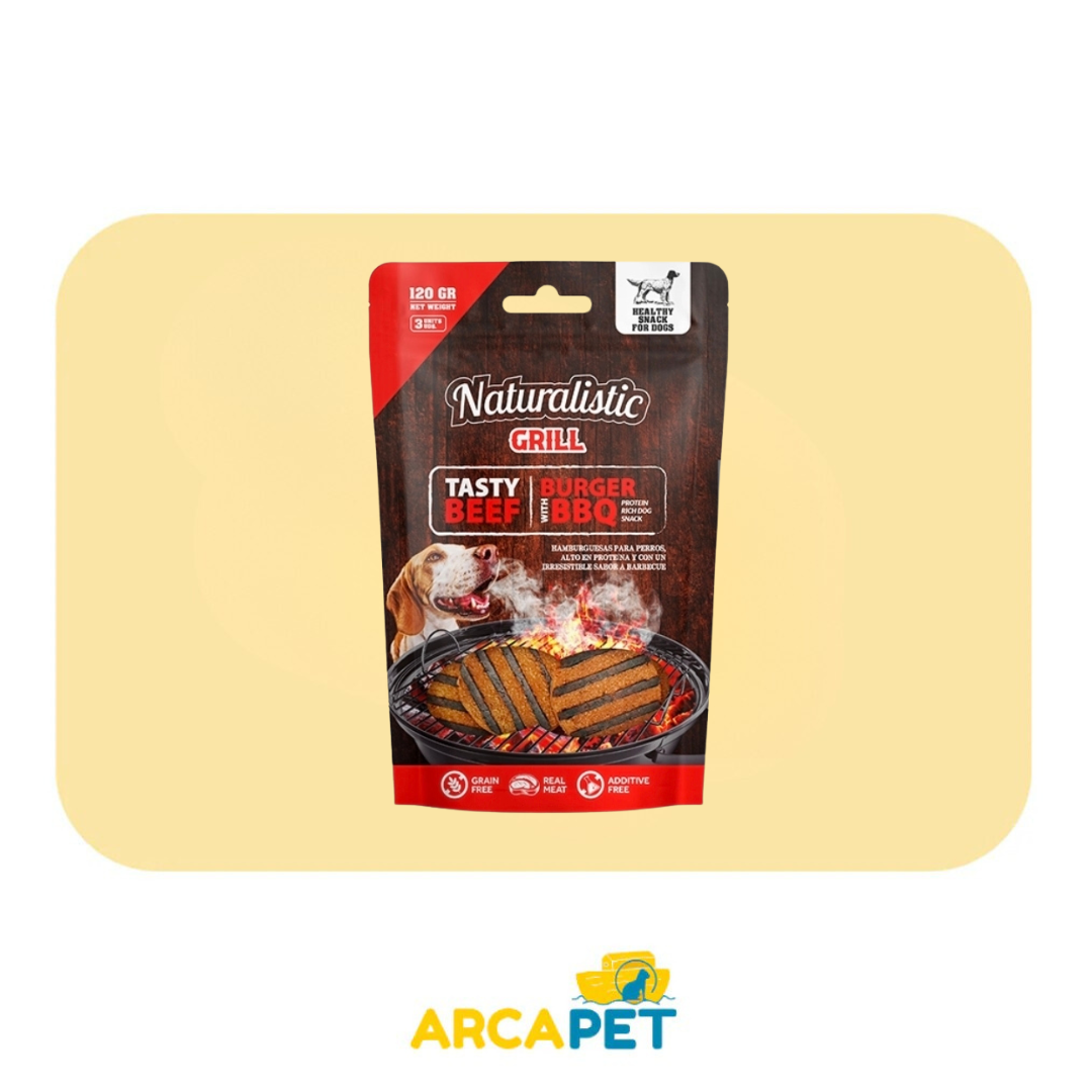 Naturalistic Grill Tasty Beef Burger 3 Un 120gr.