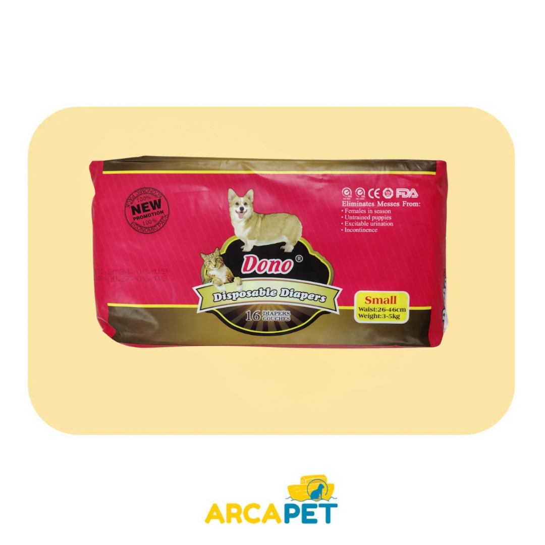 Pañal Hembra Talla S de 3 a 5 kg 16unidades