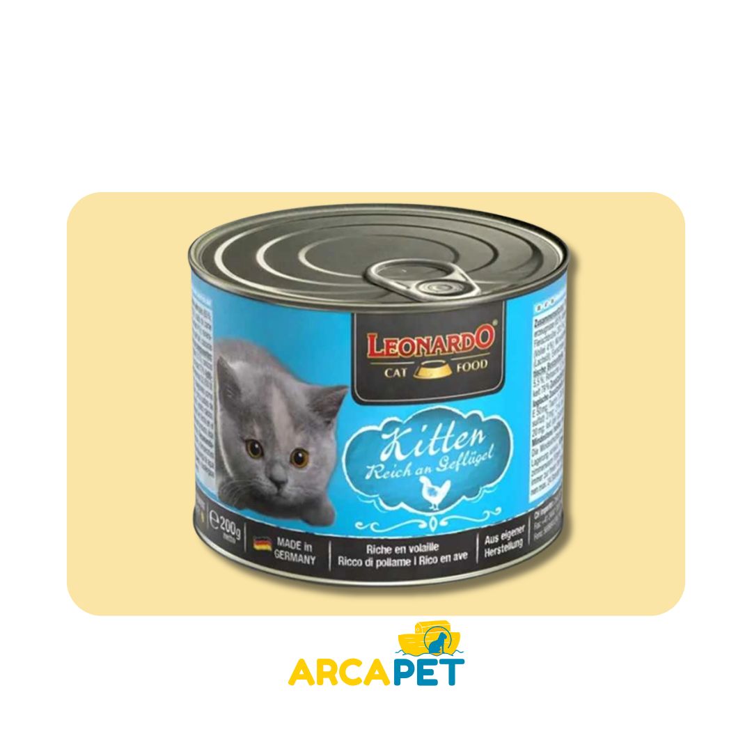 Lata Leonardo Kitten 200Gr