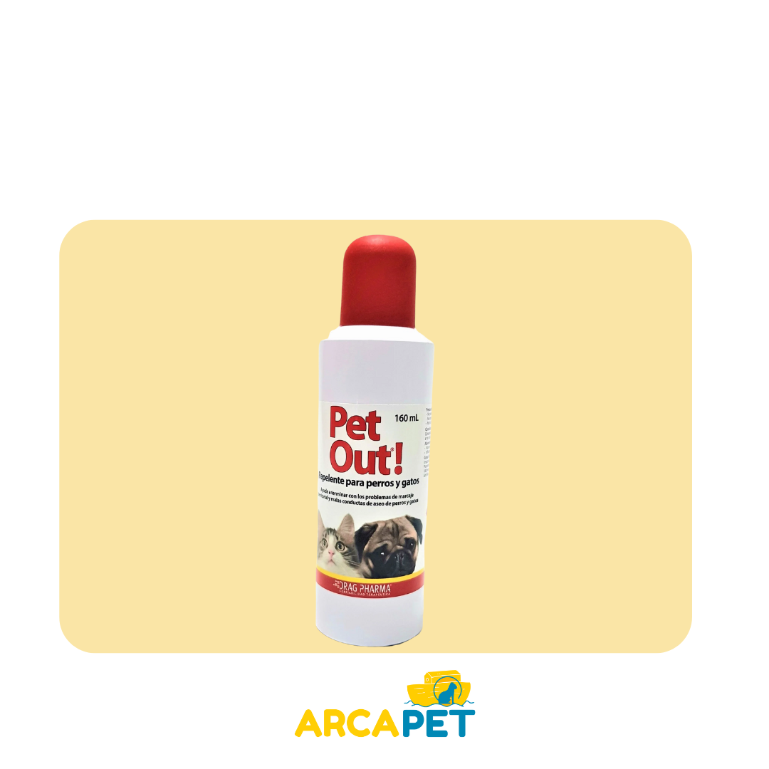 Pet Out Repelente 160 ml