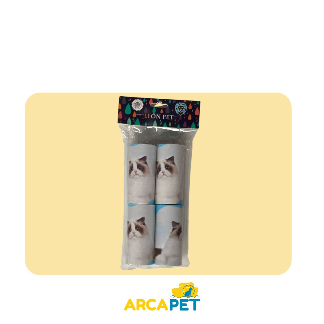 Rollo Saca Pelos Papel Adhesivo Repuestos