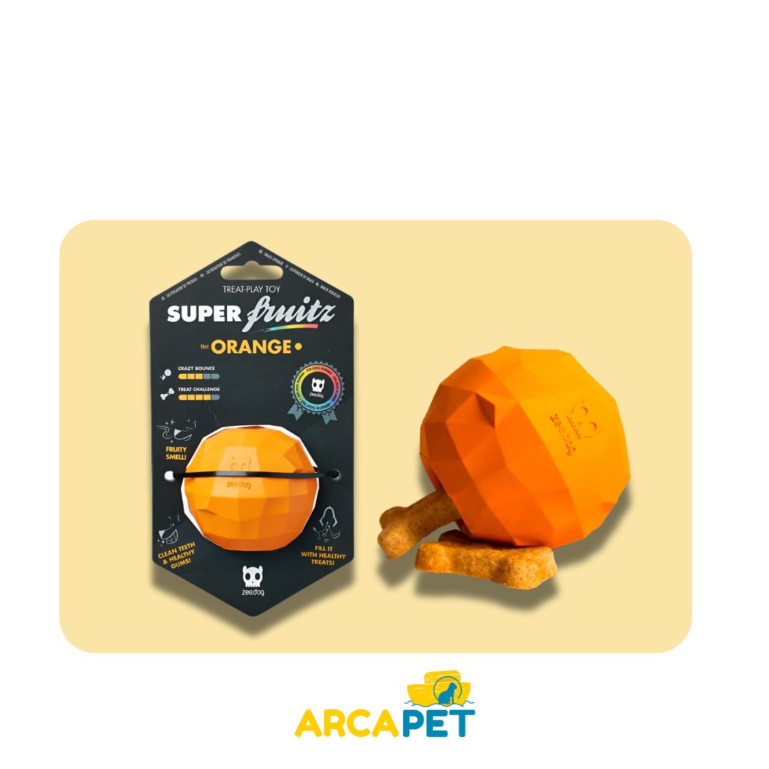 Juguete Zee Dog Superfruit Orange