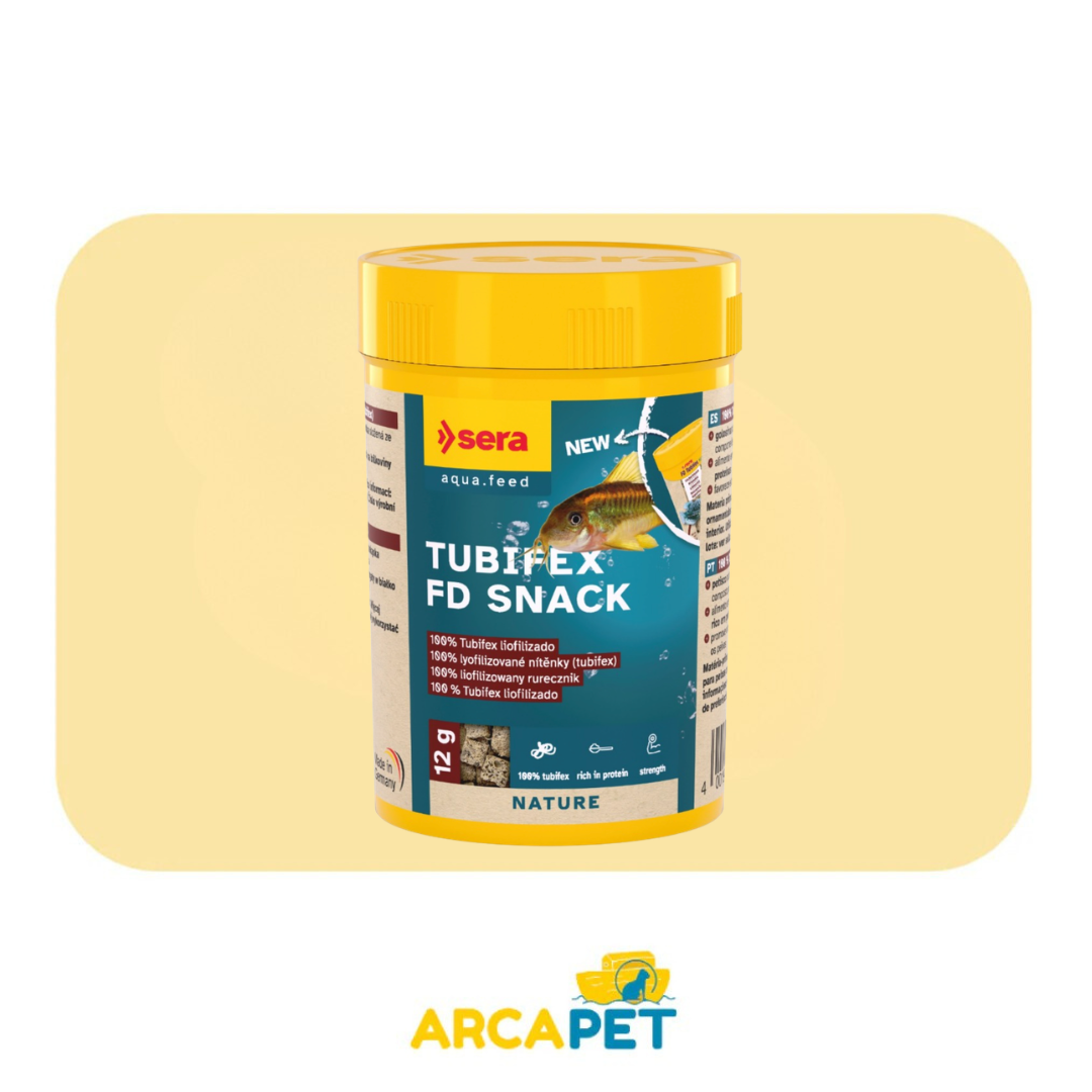 Alimento Peces Tubifex FD Snack12 gr