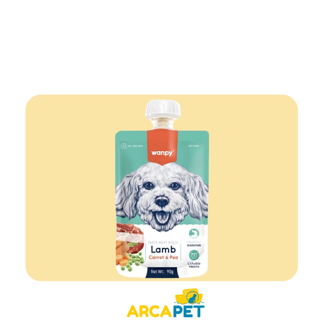 Wanpy Pasta Lamb Carrot And Pea 90 Gr