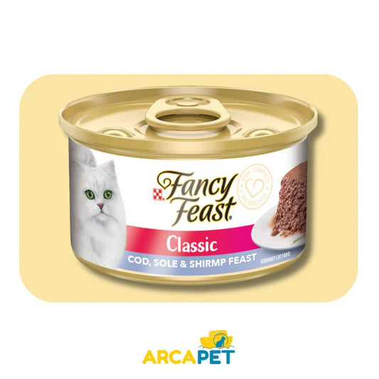 Fancy Feast Mousse Pez Camaron Classic Cod Sole 85 gr