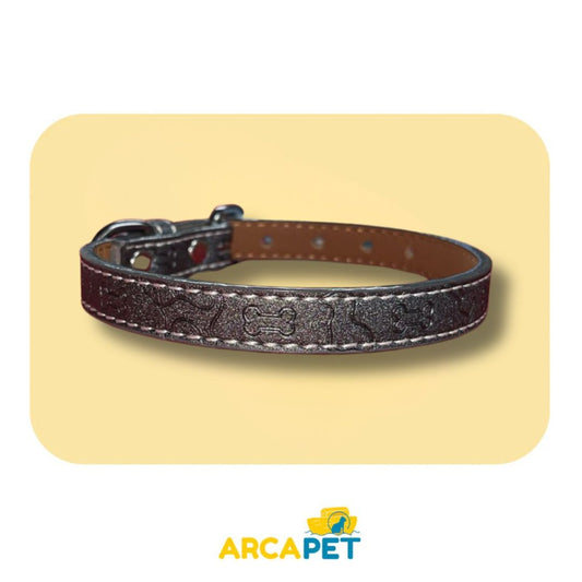 Collar cuero billante