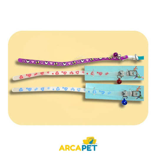 Collar Gato Goma Con Cascabel