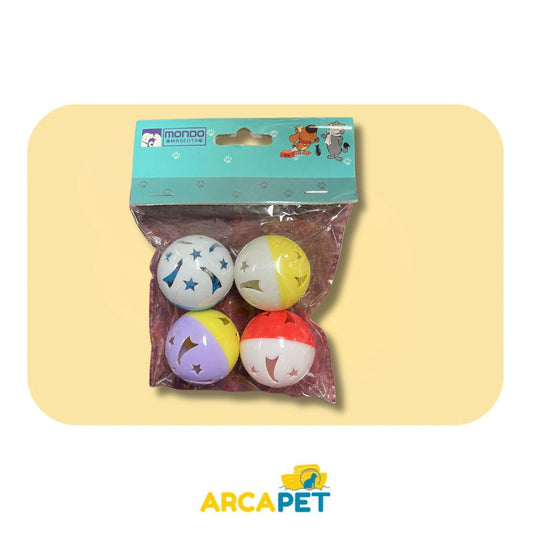 Pelotas cascabel para gatos