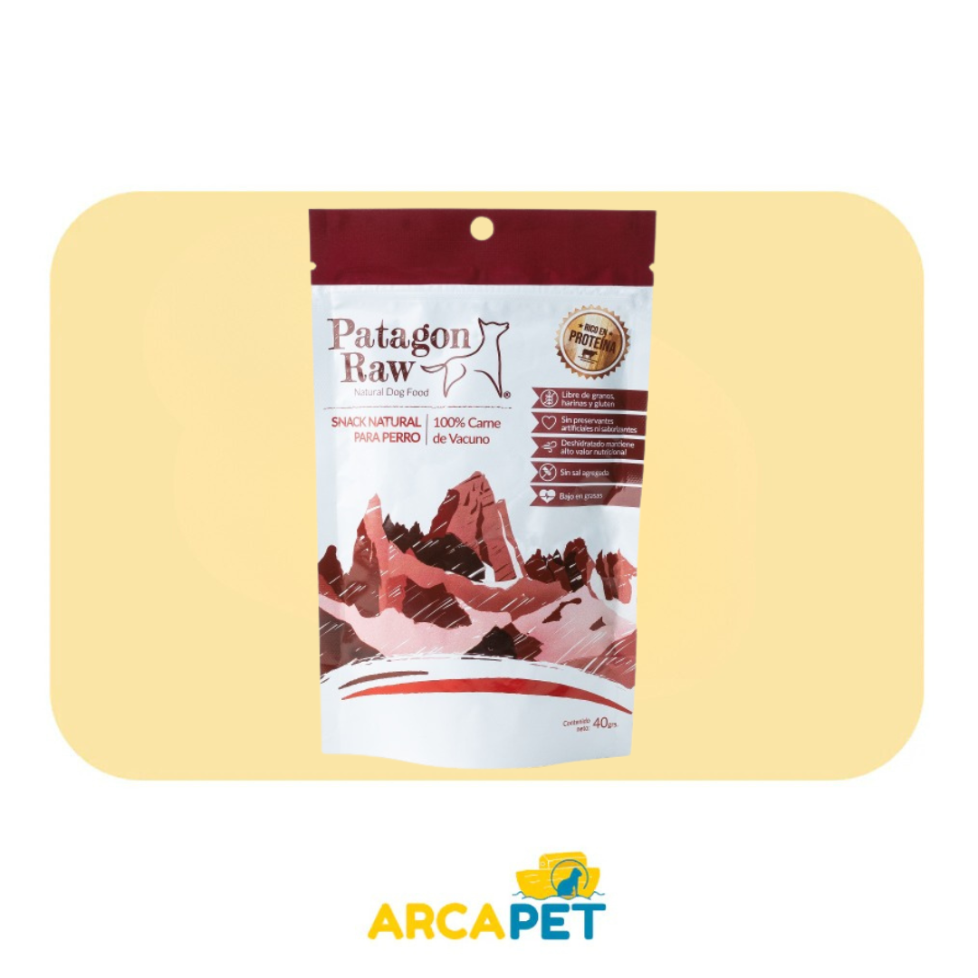 Patagon Raw Canino Carne de Vacuno 40g