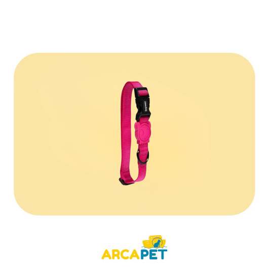 Zee Dog Collar Pink Led Talla S