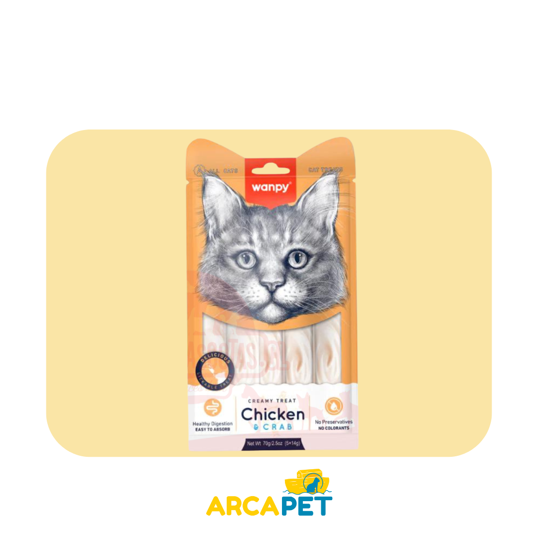Wanpy Creamy Pollo And Cangrejo 70gr