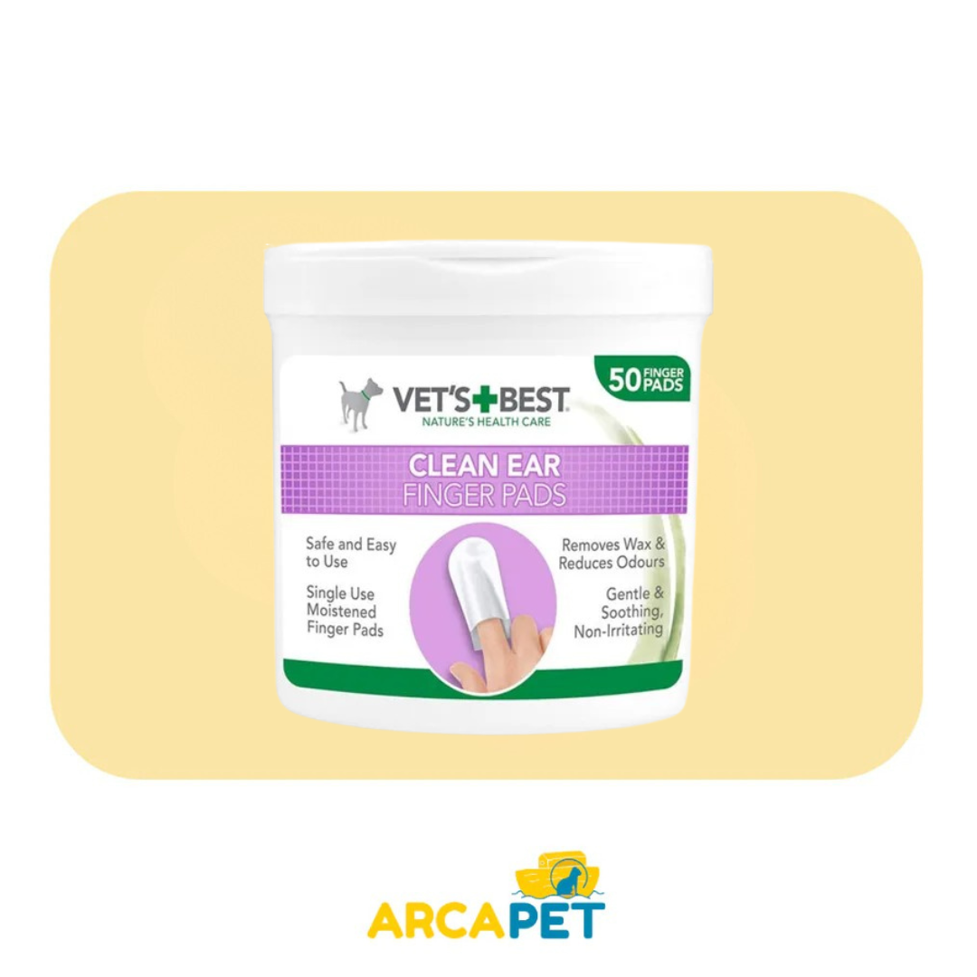 Toallitas Limpieza de Oídos Vets Best 50und
