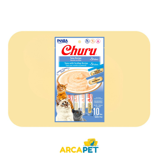 Churu Cat Variedad Atun Ostion 10 Tubos 14gr