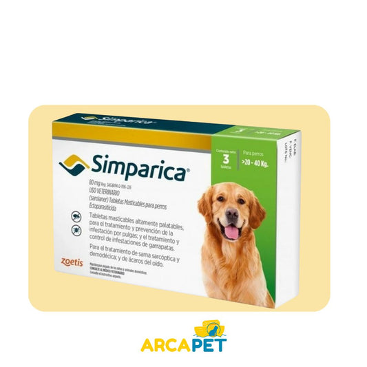 Simparica 80 mg 20,1-40 Kg - 3
