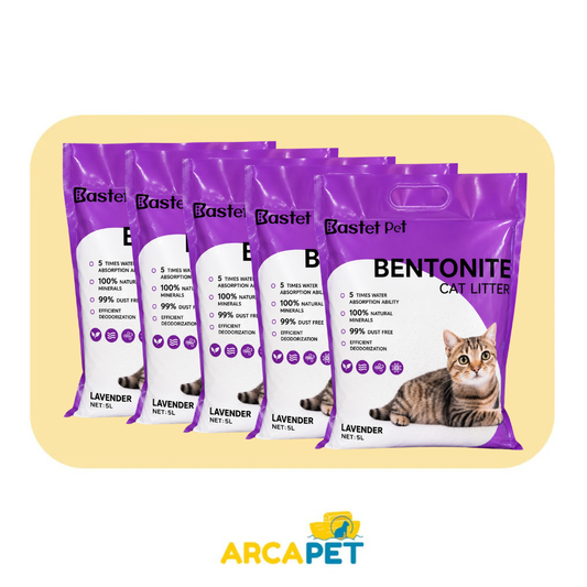 Arena Bastet Pet Bentonite Lavanda 20kg